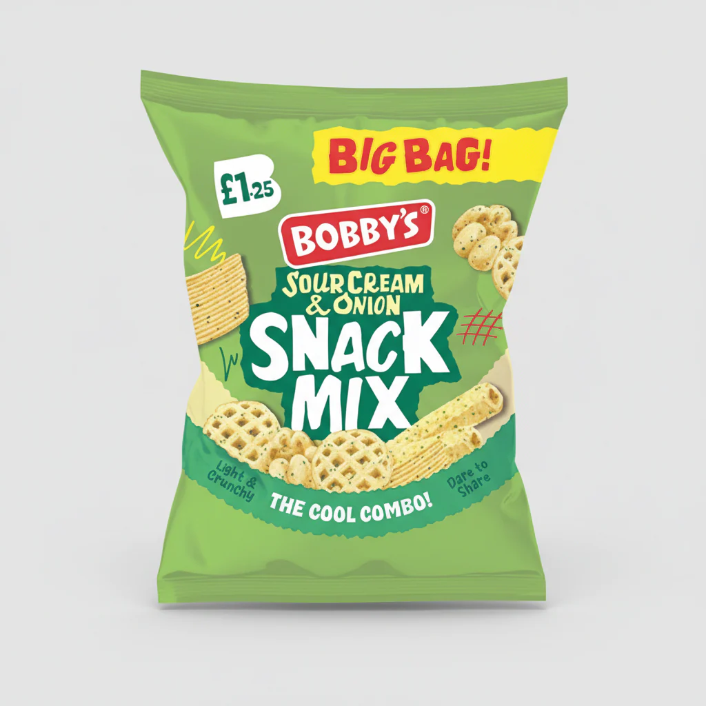 Bobby's Sour Cream & Onion Snack Mix (UK)
