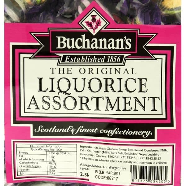 Buchanan's Liquorice Assortment (UK) - Image 3