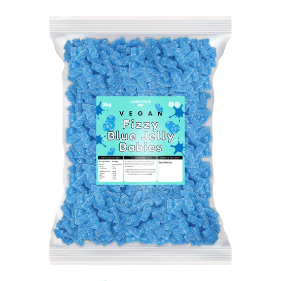 Candycrave Vegan Fizzy Blue Babies  ( UK ) - Image 3