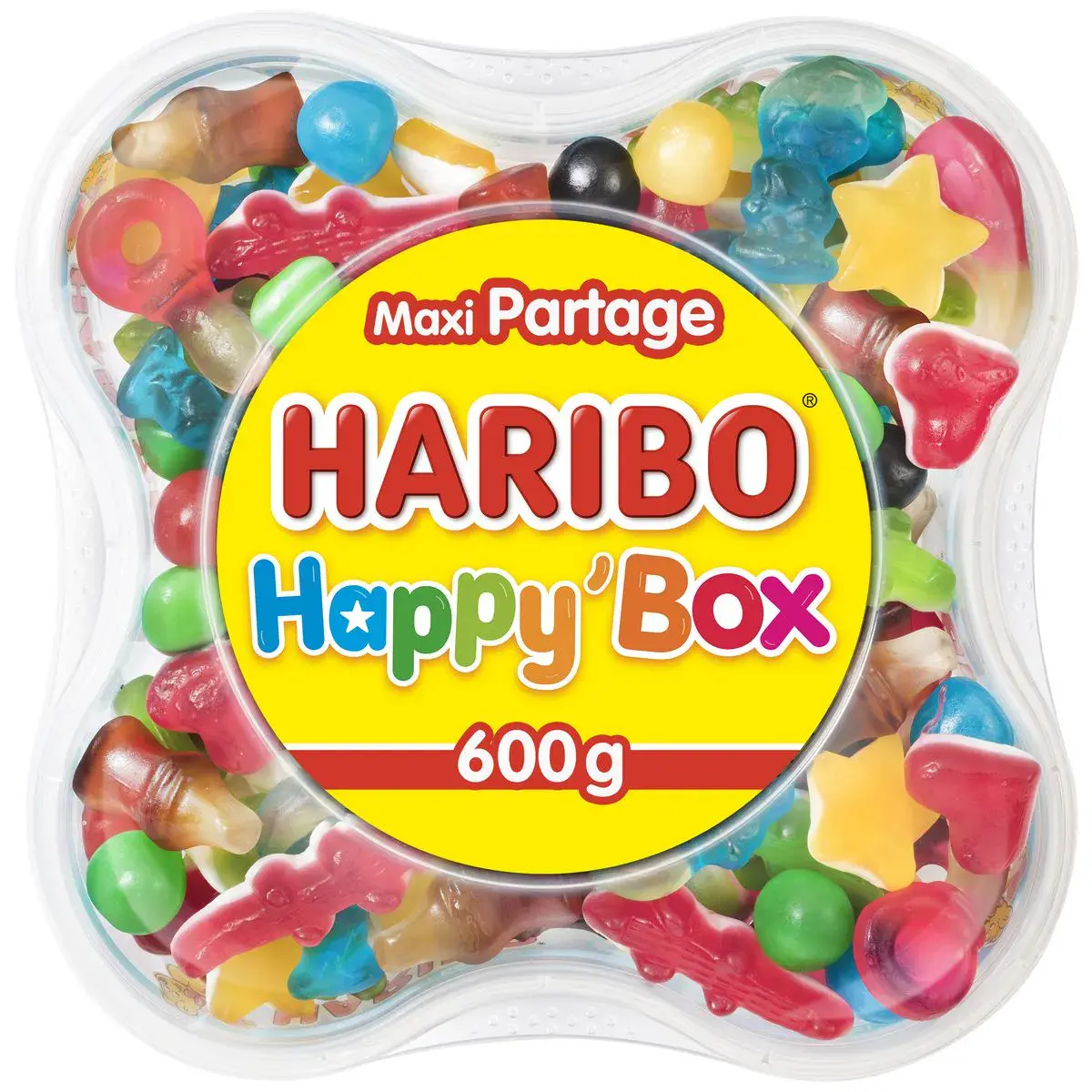 Haribo Happy'box candy assortment 600g Tub ( France )