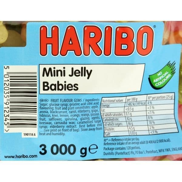 Haribo Mini Jelly Babies ( UK ) - Image 4