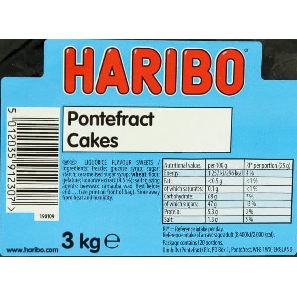 Haribo pontefract Cakes 100g (UK) - Image 3
