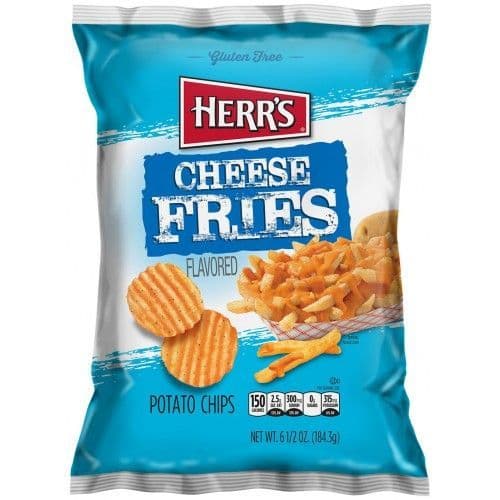 Herr's Cheese Fries Potato Chips - 6.5oz (184g) (US)