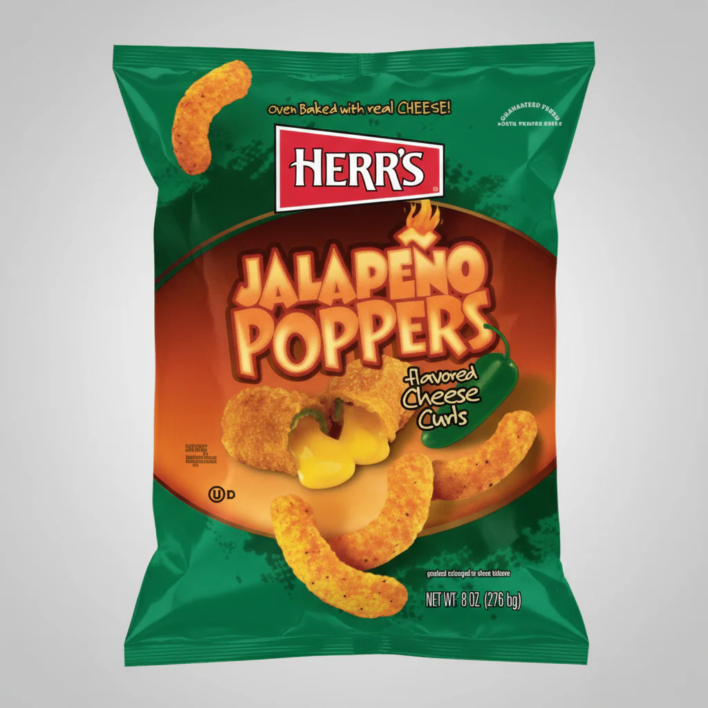 Herr's Jalapeno Poppers Potato Chips 1oz (29g) ( US )