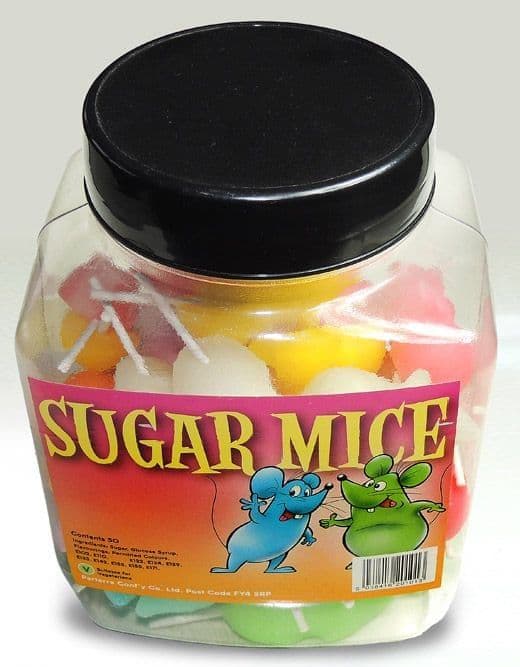 Hornby & Parterre Confectionery Assorted Sugared Mice X4 ( UK ) - Image 2